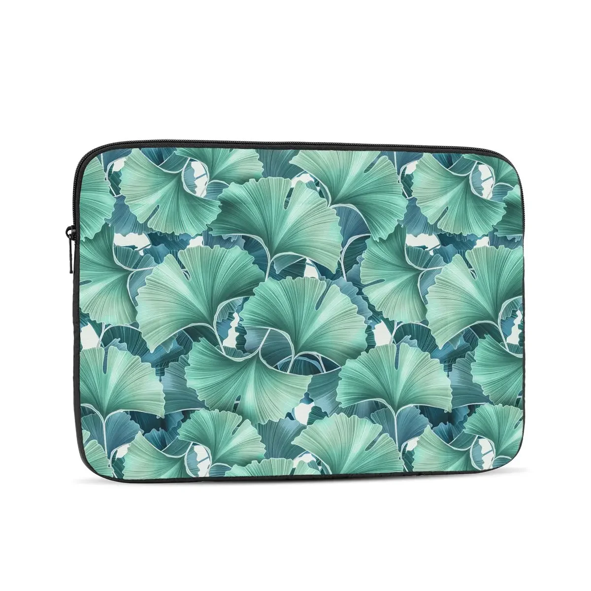 Seamless Green Ginkgo Biloba Pattern Computer ipad Laptop Cover Case Laptop Sleeve Bag Portable Cover Fundas Pouch