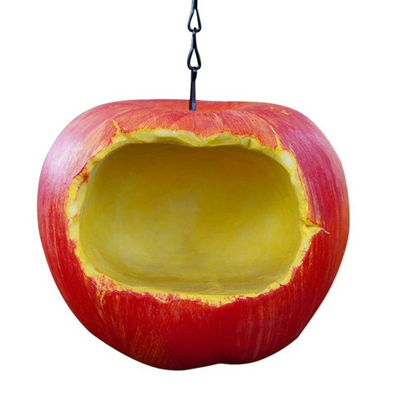 Simulated Fruit Bird Feeder Outdoor Garden Hanging Decoration Atmosphere Pendant Garden Craft Feeder