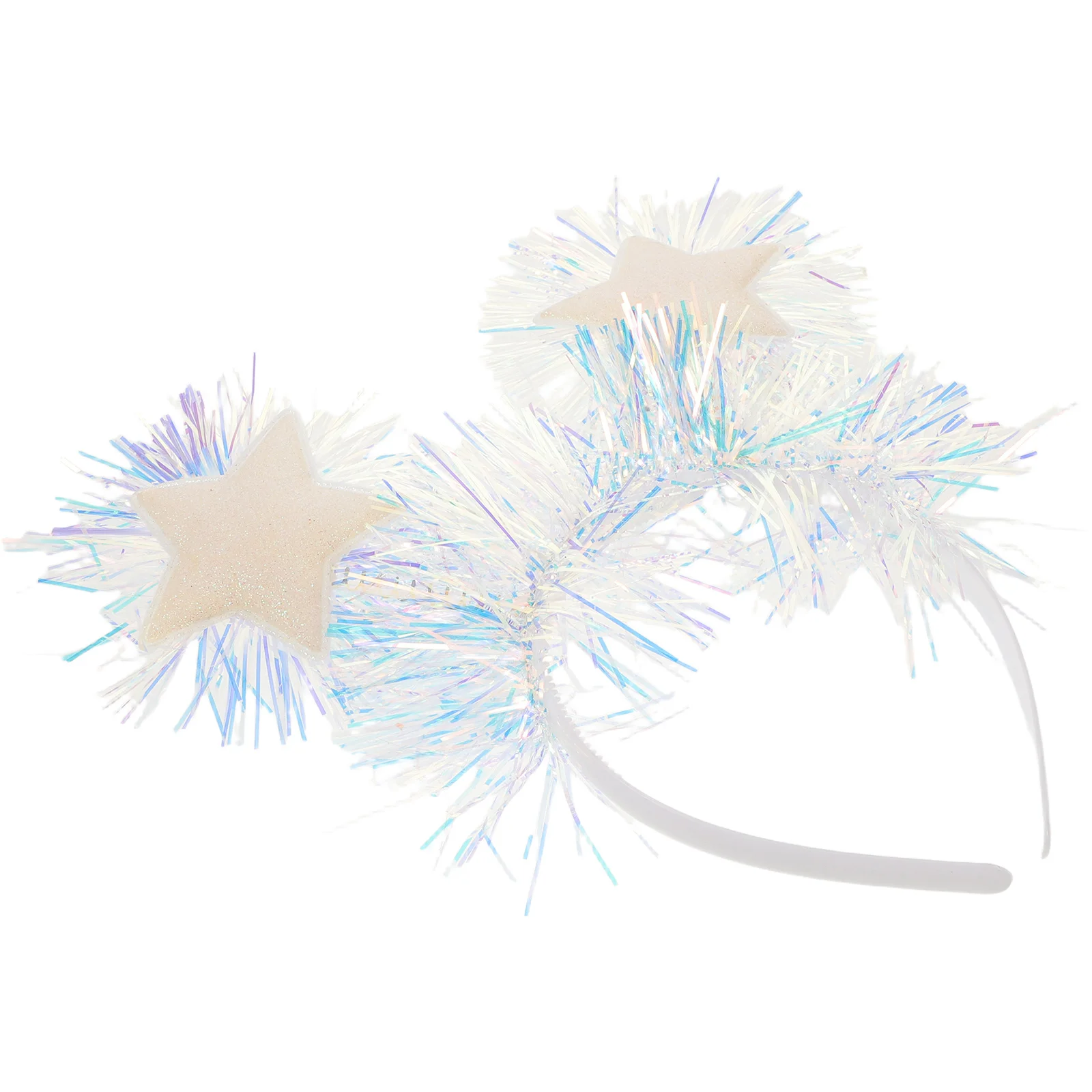 

Christmas Glitter Tinsel Star Headbands New Year Birthday Party Hair Accessories Festive Atmosphere Booster Fashionable Star