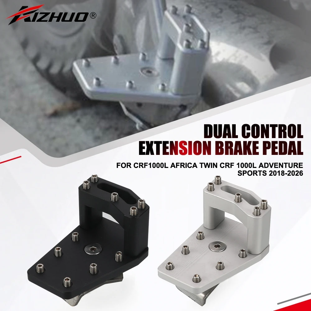 Stepped Brake Pedal Tip For Honda CRF1000L Africa Twin CRF 1000L Adventure Sports 2018-2025 2026 DualControl Brake Lever Pedal