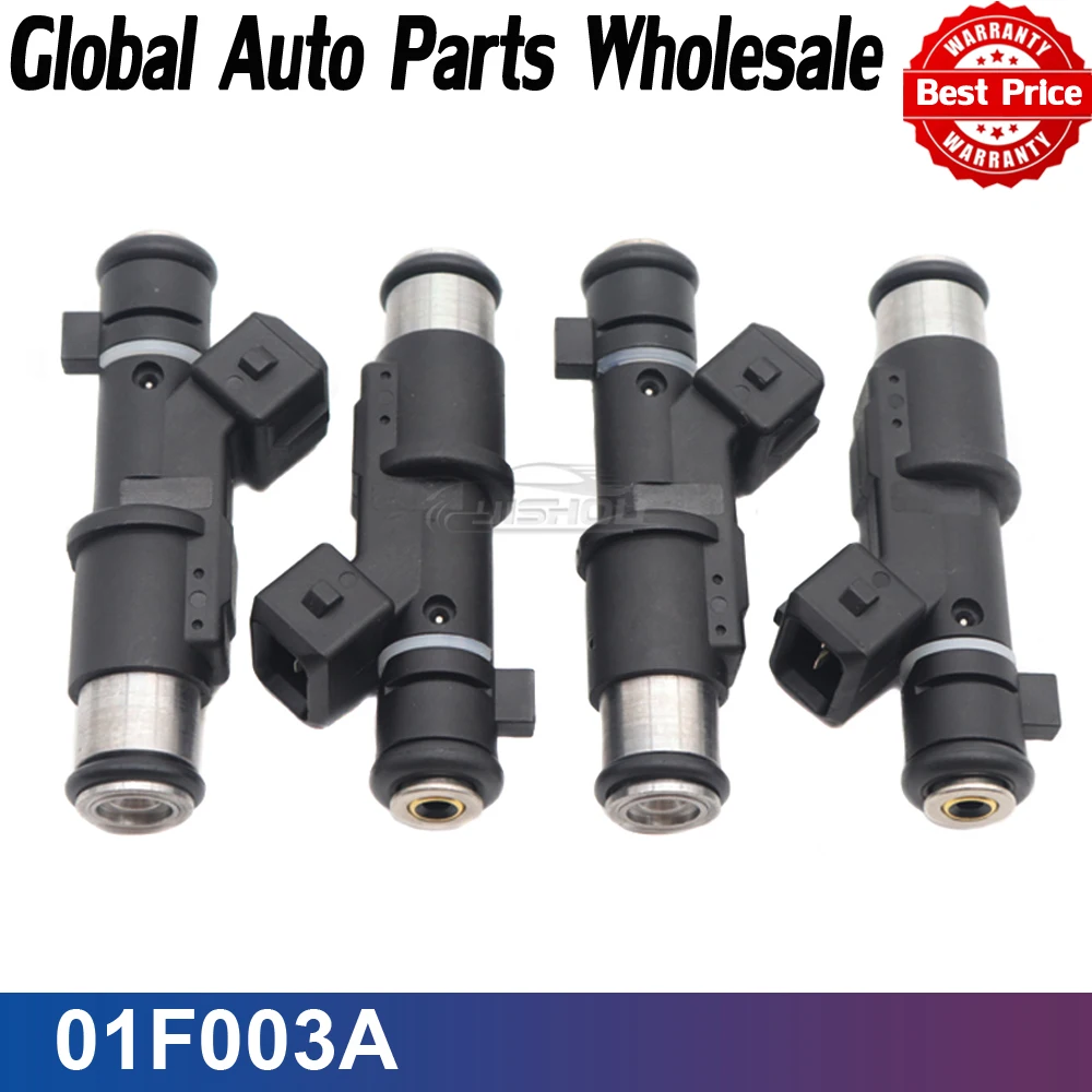 

4pcs 01F003A Car Fuel Injector For Citroen C2 C3 SAXO XSARA Berlingo For Peugeot 1007 106 206 306 307 PARTNER RANCH 0280156328