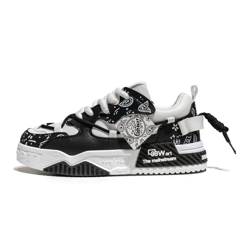 

Men's motorcycle shoes, board shoes, niche thick soled trendy shoes, sports and casual shoes, men's shoes