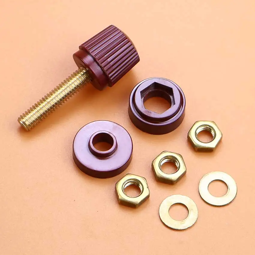 1/2pcs Red Black 6mm 8mm Pure Copper Terminal Blocks Power Supply Terminals M6 M8 Welding Machine Inverter Post Connector