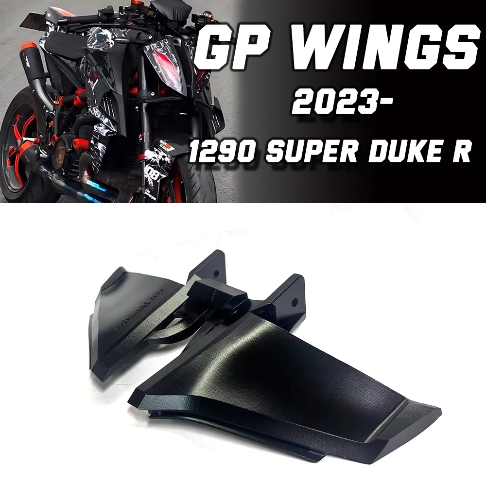 

For SUPERDUKE 1290 R Super Duke R Motorcycle Downforce Naked Frontal Spoilers Winglet Aerodynamic Wing Front Spoiler Kit 2023-