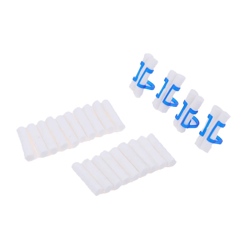 50pcs/Bag 100% Cotton Dental Cotton Roll Dentist Material Teeth Whitening Product Surgical Cotton Rolls High Absorbent