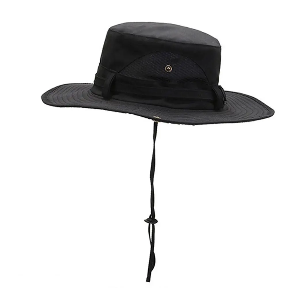 أزياء الأشعة فوق البنفسجية حماية الرجال دلو قبعة واسعة حافة واقية من الشمس قبعة بنما قبعة صياد قبعة الصيد قبعة الشمس