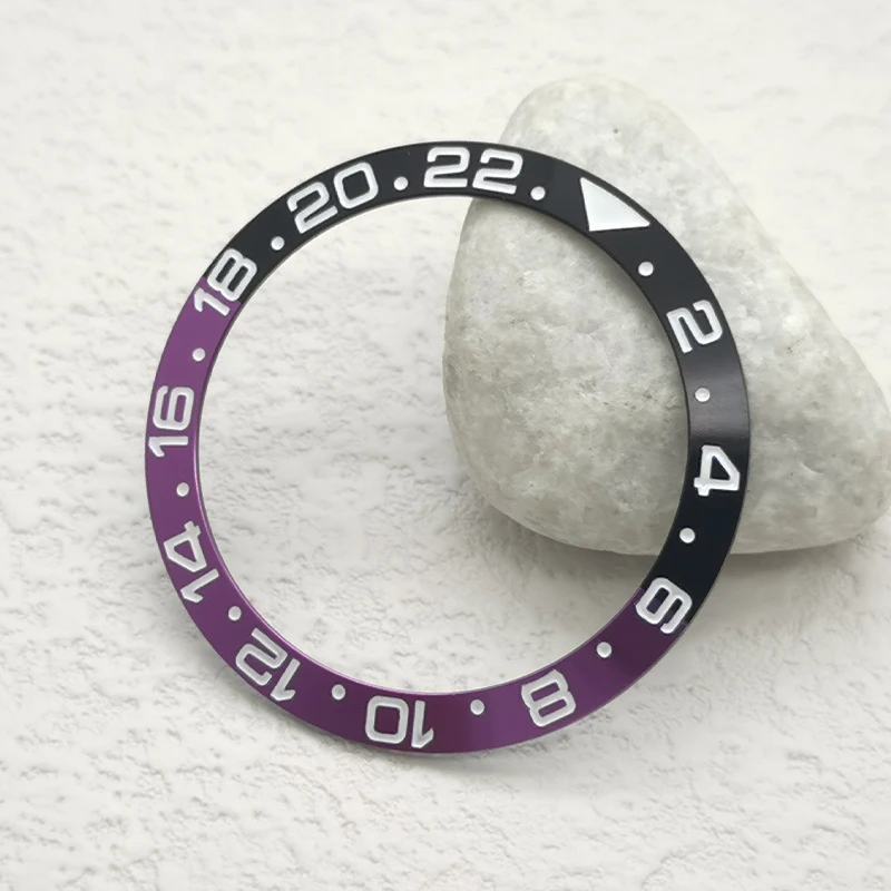 38mm x 30.6mm Horloge Bezel Insert Fit Voor SKX007 SKX009 SKX011 SKX17 SUB Horloge Case NH35 NH36 Mannen horloges Vervangen Bezel Ring