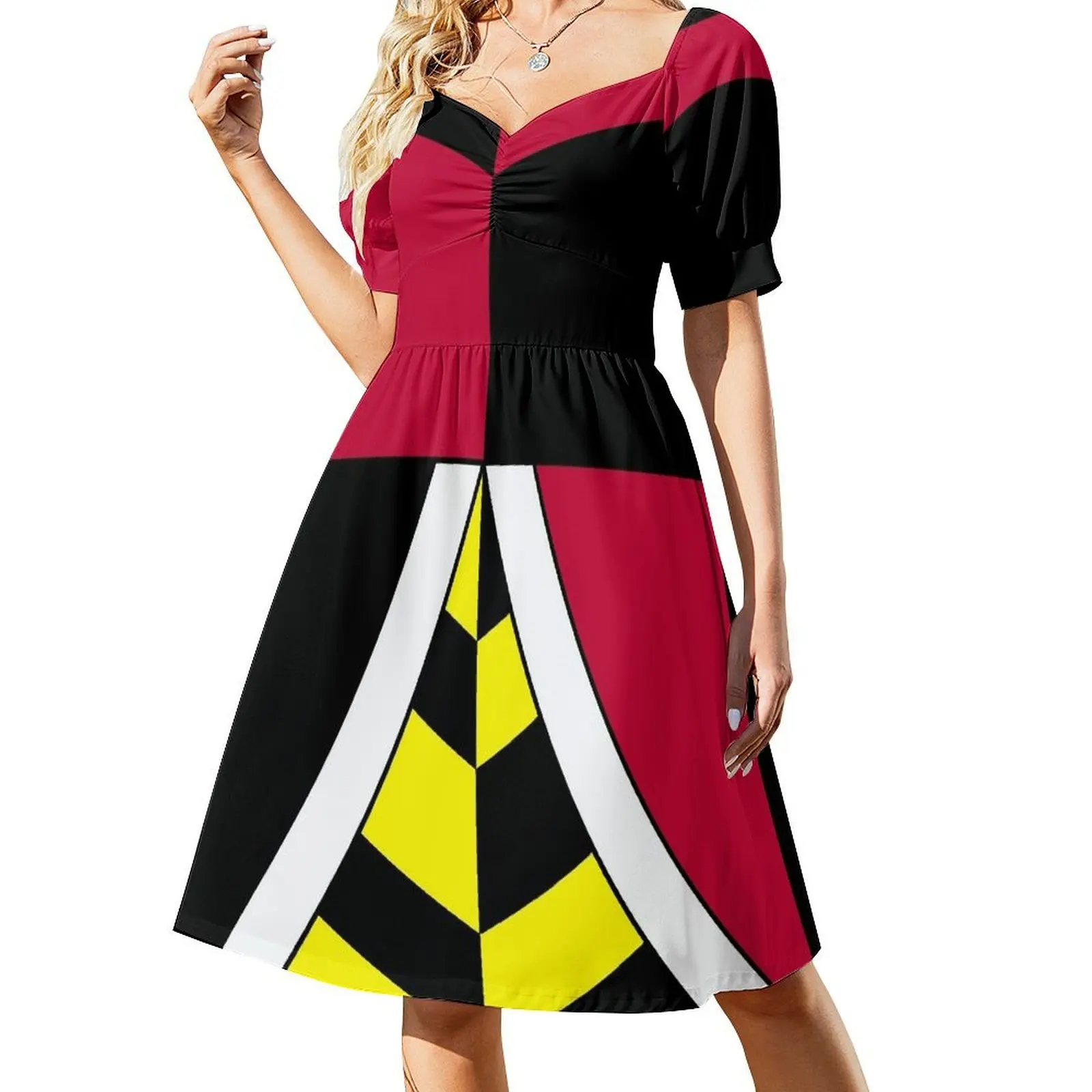 

Queen of Hearts Dress Short Sleeved Dress summer dress woman 2025 clothes Evening dresses