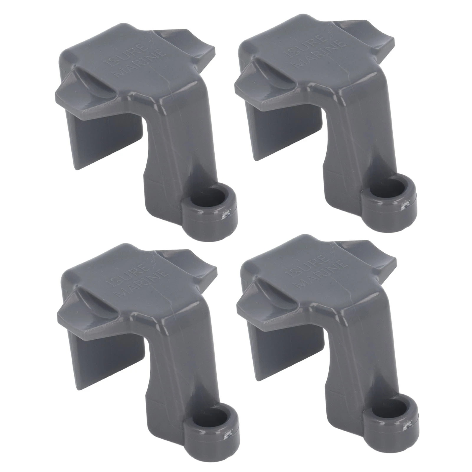 4Pcs Marine Fenders Clip Easy Adjustment Smoother Surfaces Quadrate Pontoon Rail Boat Bumper Clips for Bumper
