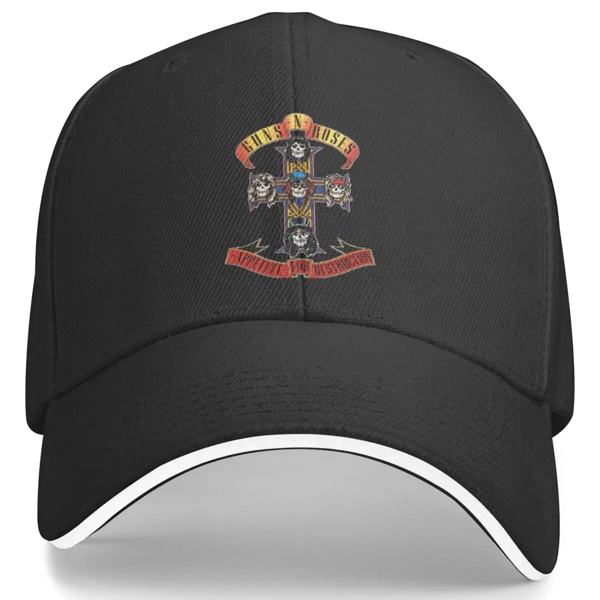 Guns N Roses-gorra de béisbol pesada para hombre y mujer, gorro de béisbol de Metal Punk y2k, estilo Hip Hop, diseño transpirable, Snapback para deportes al aire libre, regalo