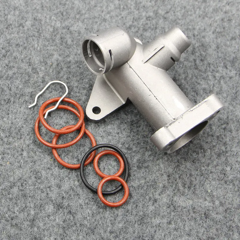 Aplicar para  Passat B5 1,8 1,8 T A6 motor culata agua de cuatro vias sellado forma anillo de plastico aluminio 058 121 132 B