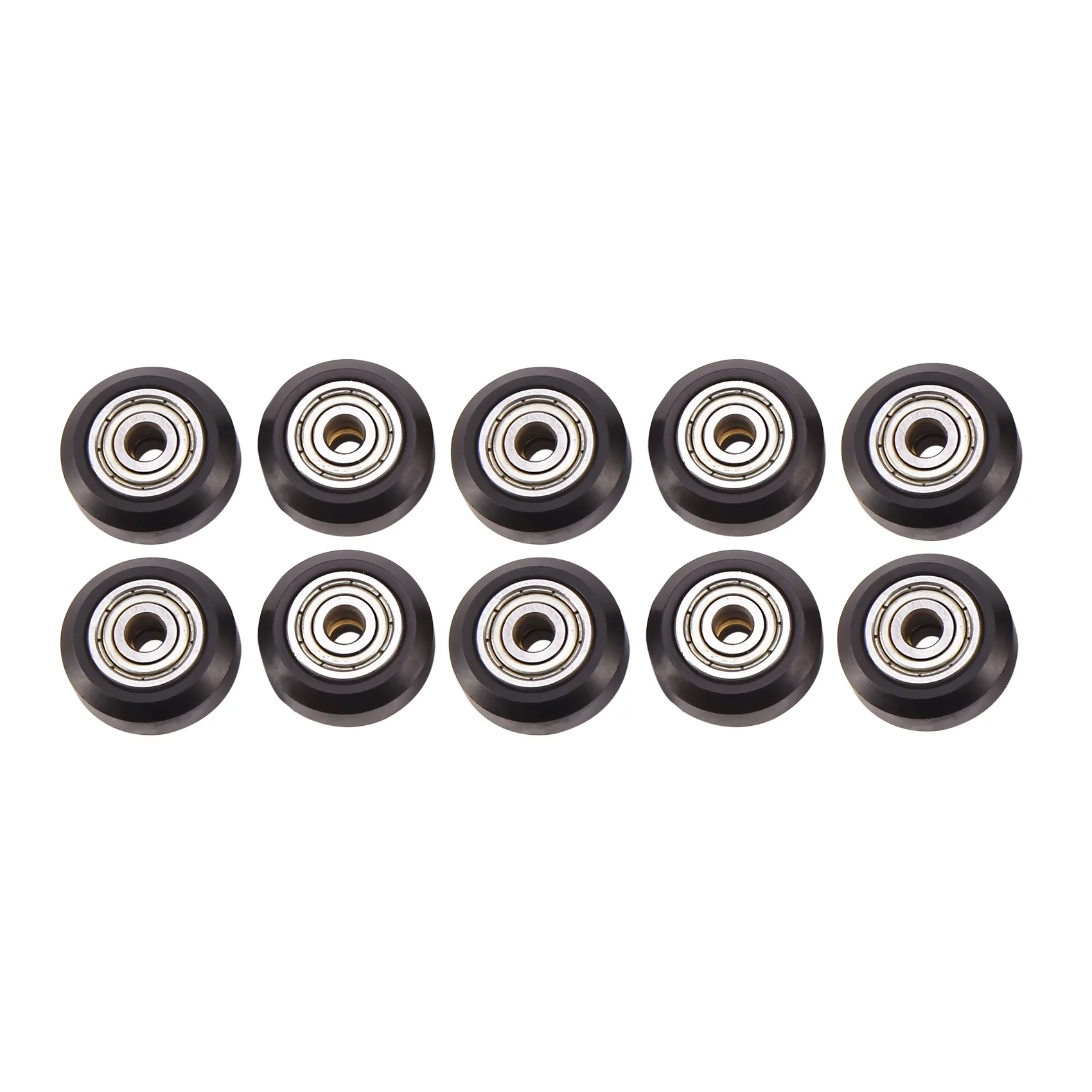 10 Pcs Plastic Wheel with Bearings Big Models Passive Round Wheel Idler Pulley Gear Wheel for CR10 3