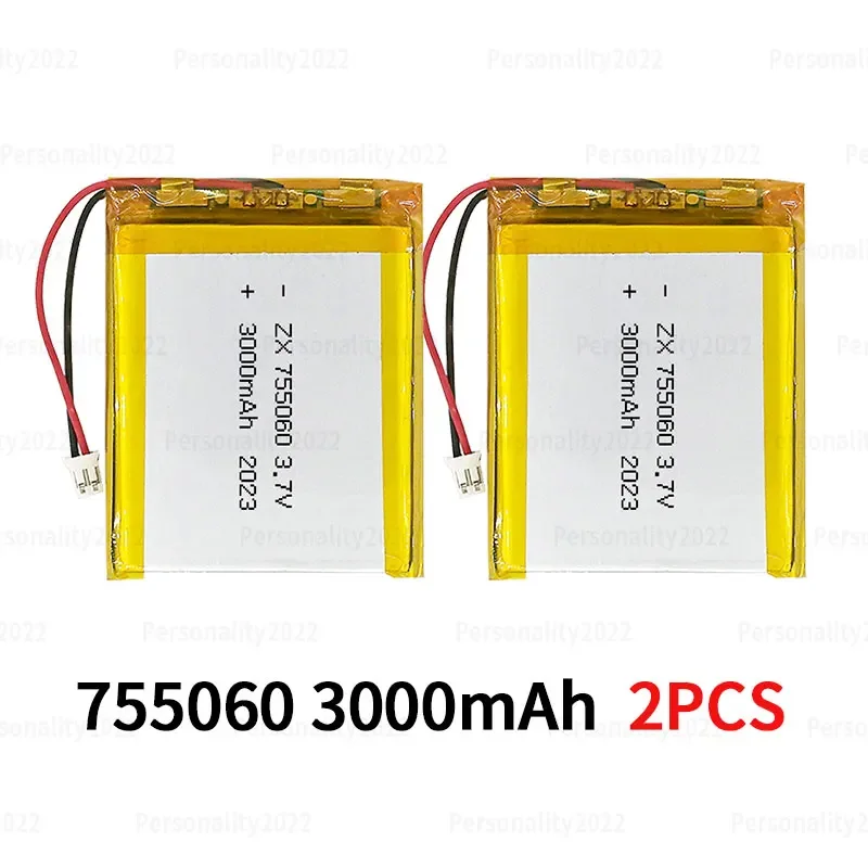 755060 Lipo 3,7 V Batterie 3000mAh wiederauf ladbare Li-Polymer-Batterien für mobile Power Toys Tablet PC Laptops Beauty-Instrumente 6