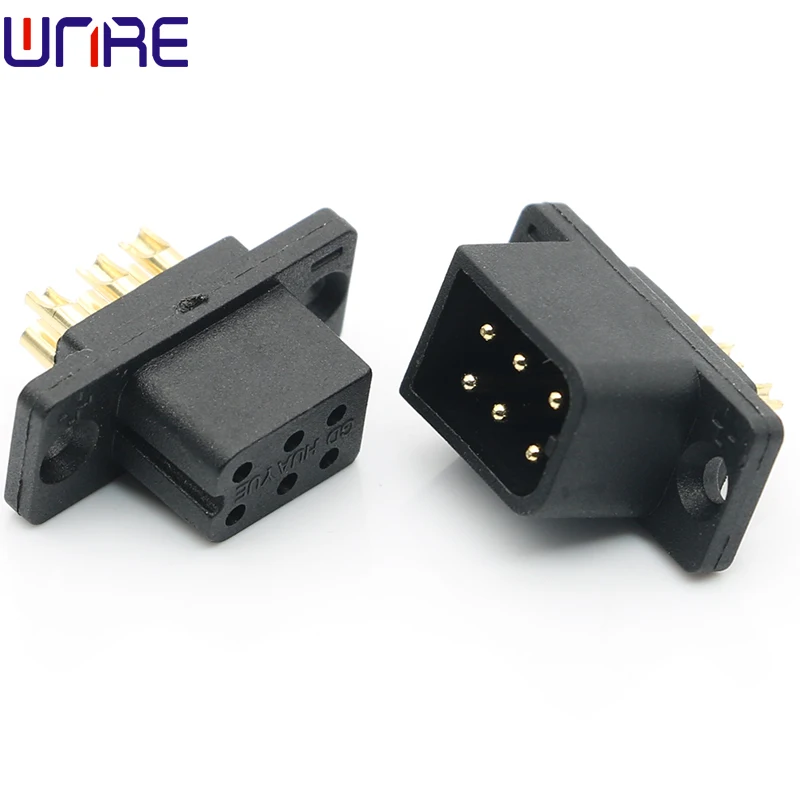 JY6P-G Male Female Model Airplane Plug Signal Pin High Temperature Resistant Copper Core Power Interface Terminal Connector