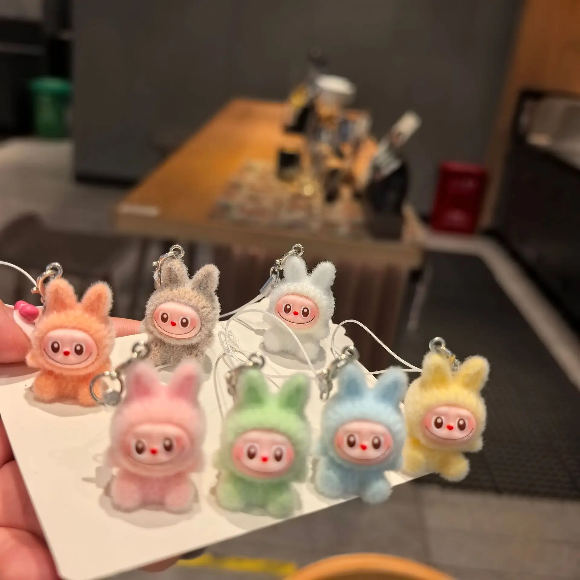 

Супер милая плюшевая кукла ручной работы, брелок для сумки, очаровательный эстетический дизайн Y2K