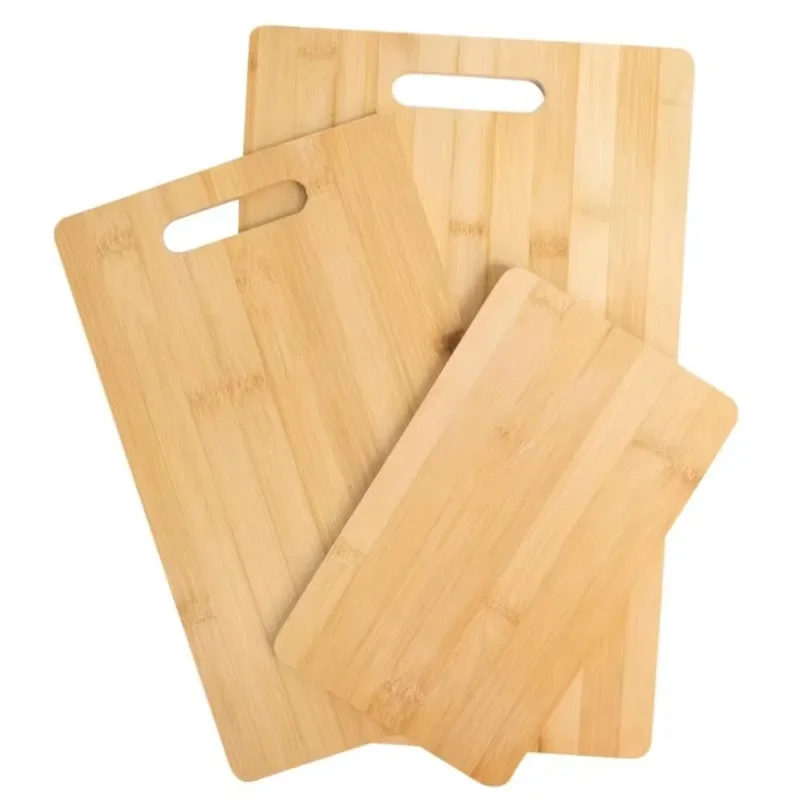 Natural Bamboo Kitchen Cutting Board Wholesale Chopping Block for Food Prep Durable Wood Surface Easy to Clean