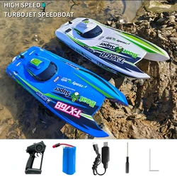 Rc Boats 40 Km/h 2.4G Turbojet Power,brushless Motor,long Lasting Endurance,sealed Waterproof,cooling System Rc Speed Boat Boy