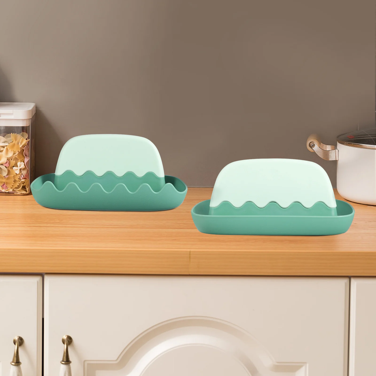 

Kitchen Spoon Rest Pot Lid Spatula Organizer Heat-Resistant PP Material Modern Minimalist Design Fresh Colors Multifunctional