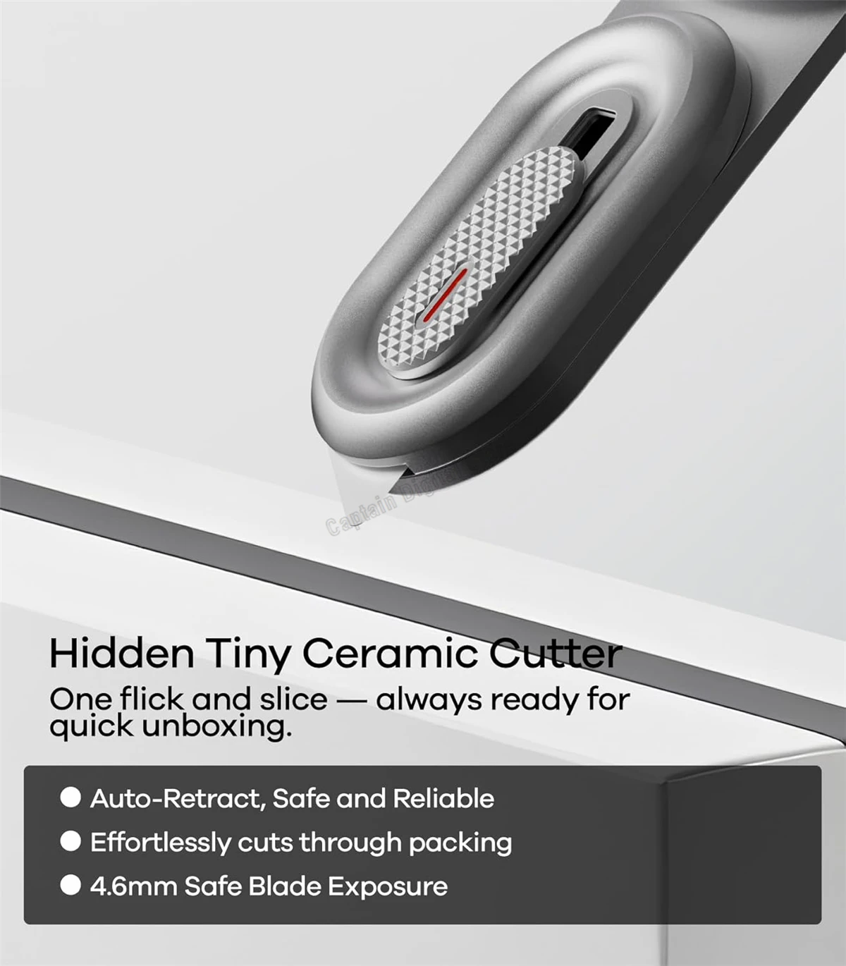Aulumu G05 Air 5-w-1 Magnetyczny Uchwyt/Stojak na Telefon Odczepiany 360 °   Regulowany stojak na telefon z otwieraczem do pudełek — zdjęcie produktu 4
