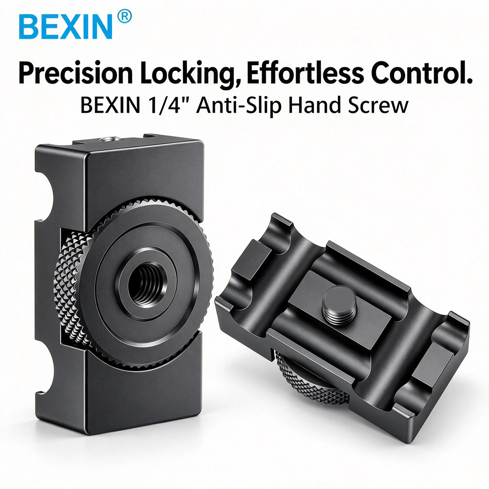 Camera Cable Clamp USB Cable Lock Clip Clamp Tether Cable Block Clip with 2 Grooves Aluminum Alloy with Arca Swiss System HDMI