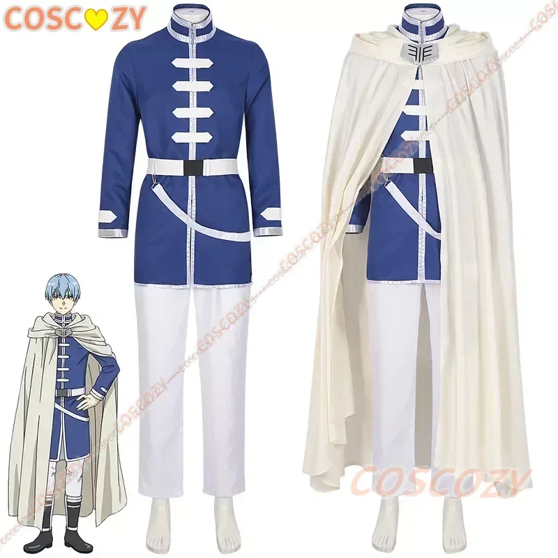 New Anime Freeze Beyond Journey's End Freeze Fern Stark Cheer Cosplay Costume Wig Dress Coat Scarf Winter Suits for Party