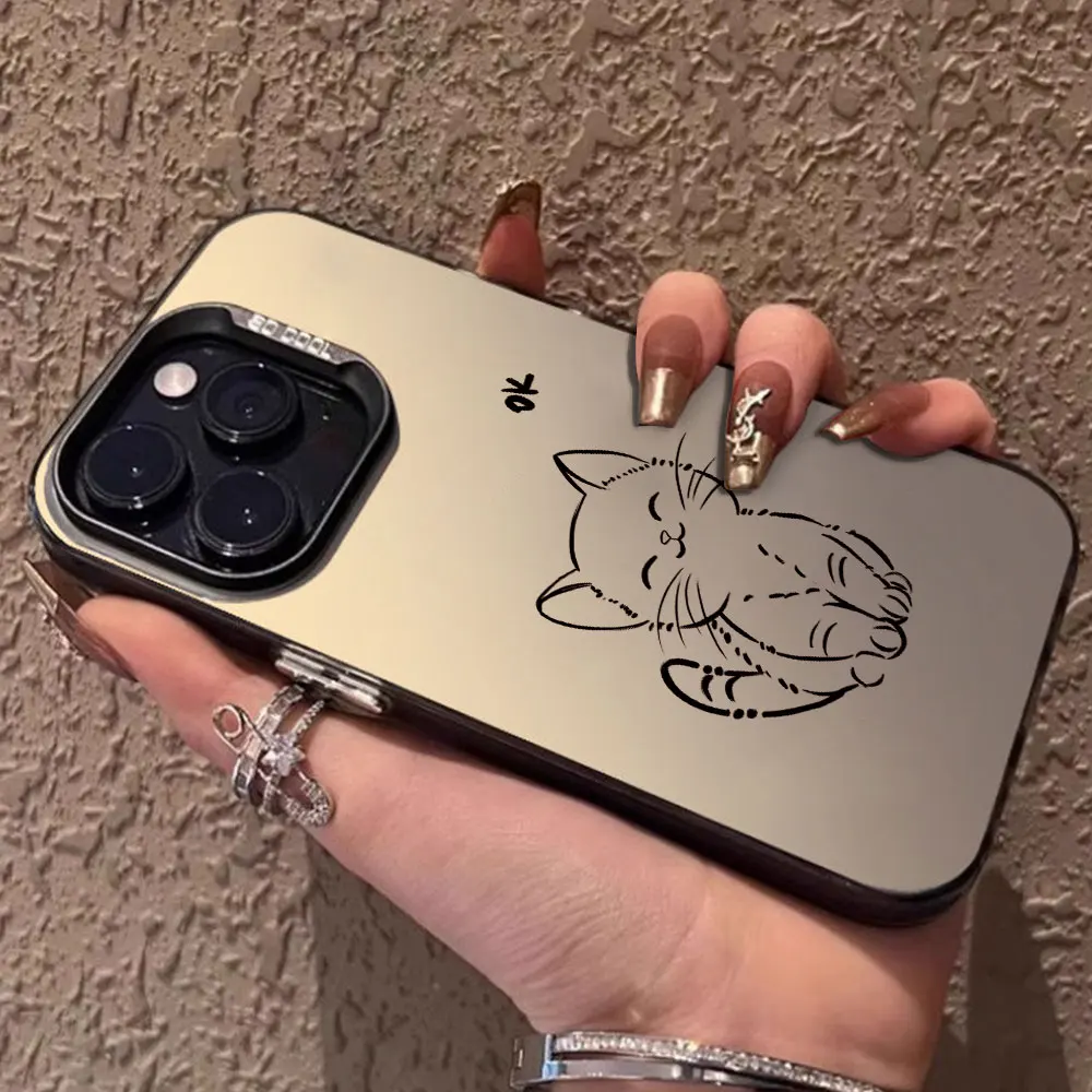 Color Case For iPhone 16 15 14 13 12 11 Pro Max X XR XS Max 7 8 Plus SE 2023 2022 2020 Cover Shockproof Luxury Cartoon Fundas