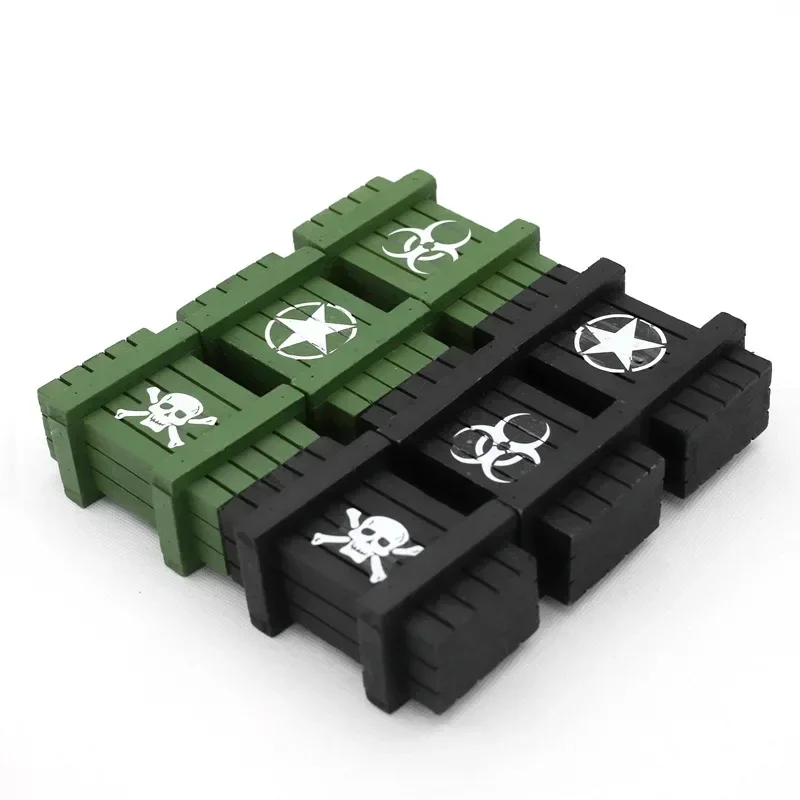 Boîte d'essieu en bois pour Axial Scx10 D90 Rgt Yikong Redcat Traxxas Trx4 Trx6, voiture sur chenilles Rc, camion, accessoires décoratifs, 1/10