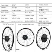 Electric Bike Conversion Kit 350W 36V 48V 26" #5