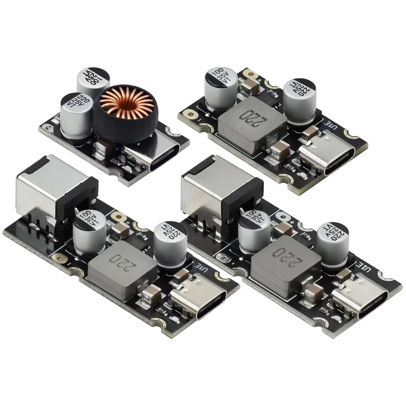 QC4.0 QC3.0 Typ-C USB PD65W Schnellladeadaptermodul DC8-32V 3,25A 65W Step Down Modul für Huawei SCP/FCP Apple PD