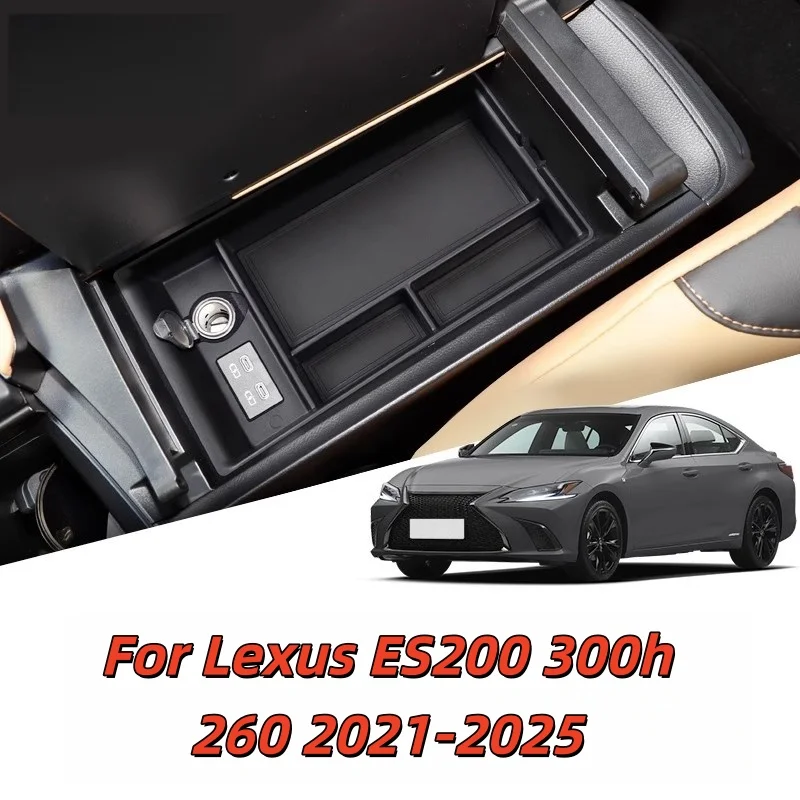 

Автомобильный подлокотник с центральным управлением, ящик для хранения для Lexus ES200 300h 260 2021-2025, аксессуары для хранения автомобилей