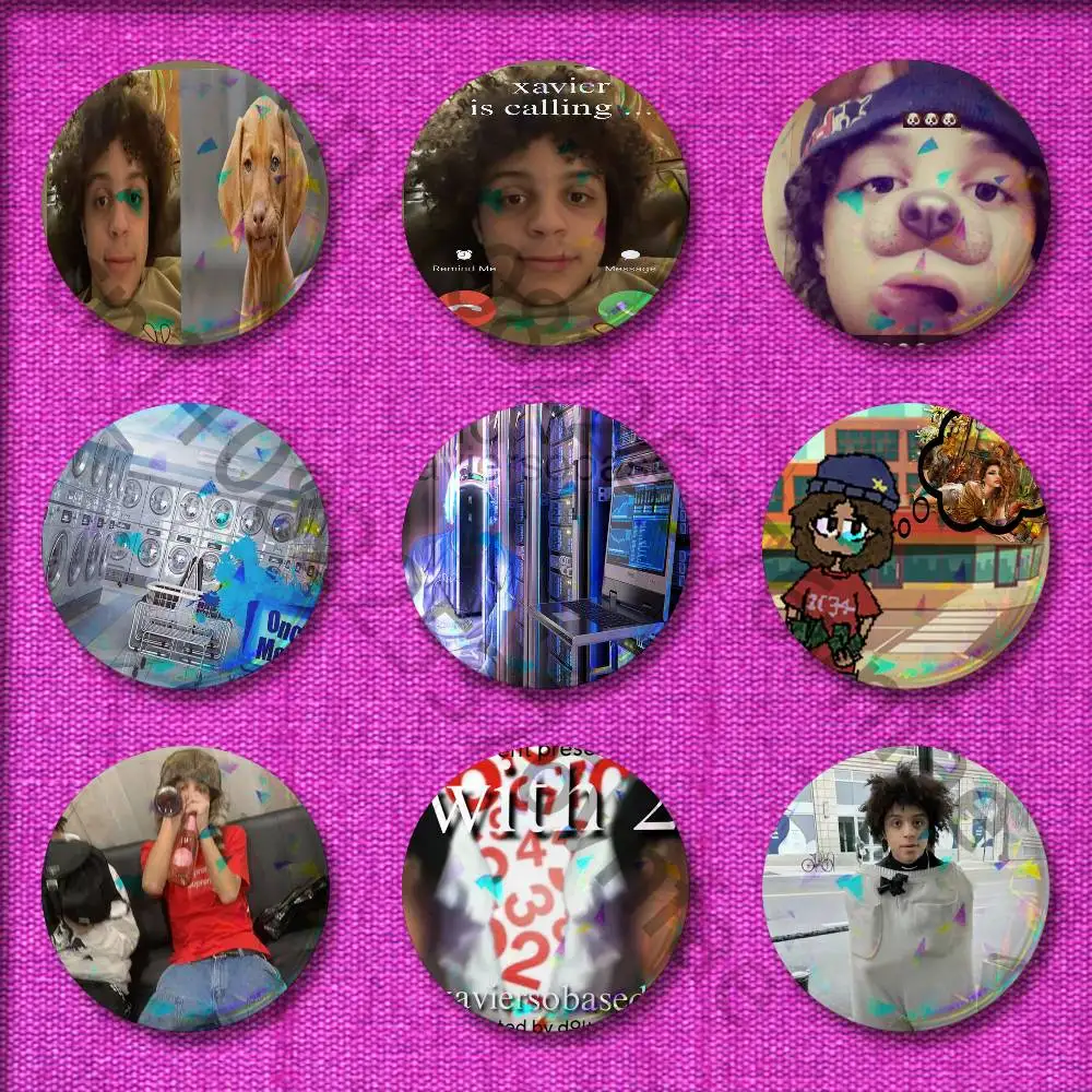 

X-Xaviersobased Badge For 75mm 25mm 32mm 44mm 58mm Round Pin Brooch Insignia Cover Hat Cap