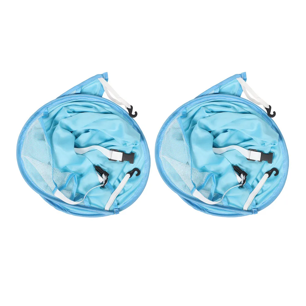2Pcs Stroller Sunshade Cover Universal Fit Uv Resistant Waterproof Windproof Canopy for Baby Pushchair Sun Rain Protection