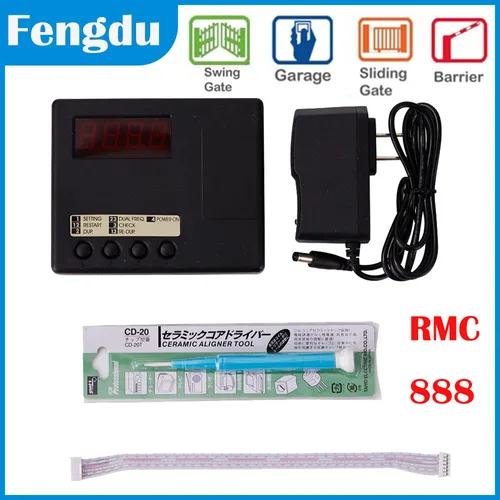 Control remoto de puerta Universal 433 Mhz 5 uds RMC555 Remocon 555 250-450mhz ajuste RMC888 máquina duplicadora