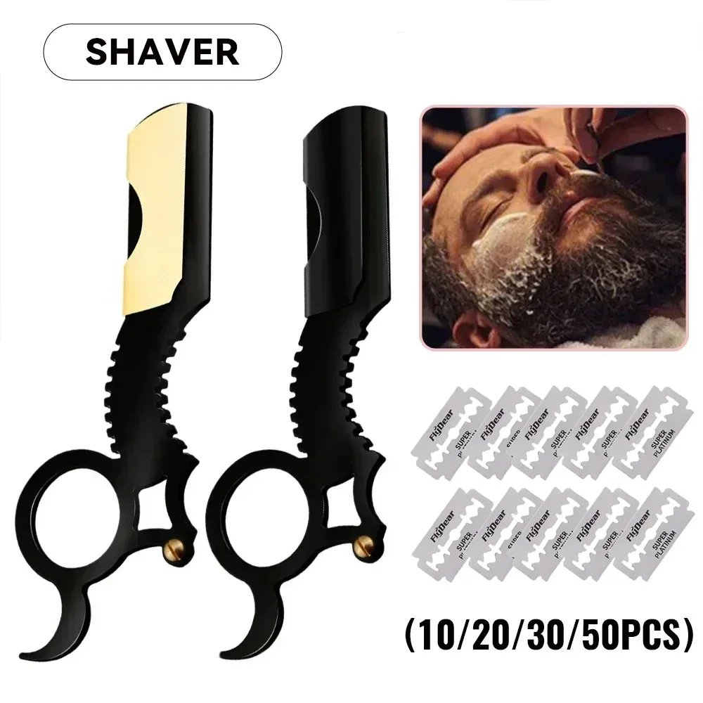 Interchangeable Blades, Straight Edges, Barber Razors, Haircuts, Beards, Eyebrows, Shaving Tools, Folding Razors, Home