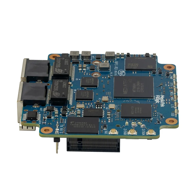 

Exquisite-Mini Router Board Blue Router Board MT7986 ARM A53 2G DDR4 8G Emmc Support Wifi 6 And 2 X 2.5Gbe Port For Banana Pi BP