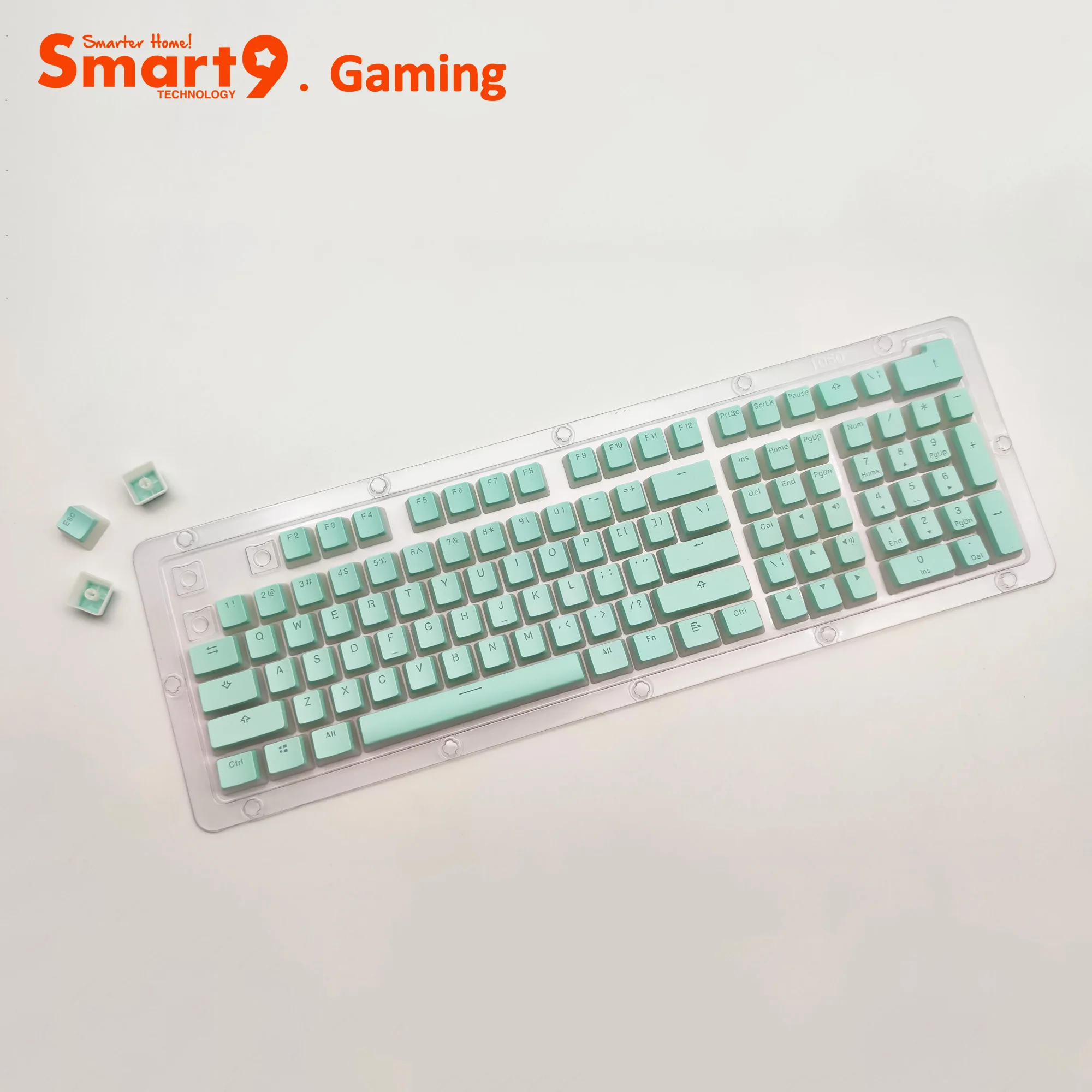 Smart9 PBT Pudding Keycaps OEM Profile RGB Backlit Through For Cherry MX Switch Gaming Mechanical Keyboard