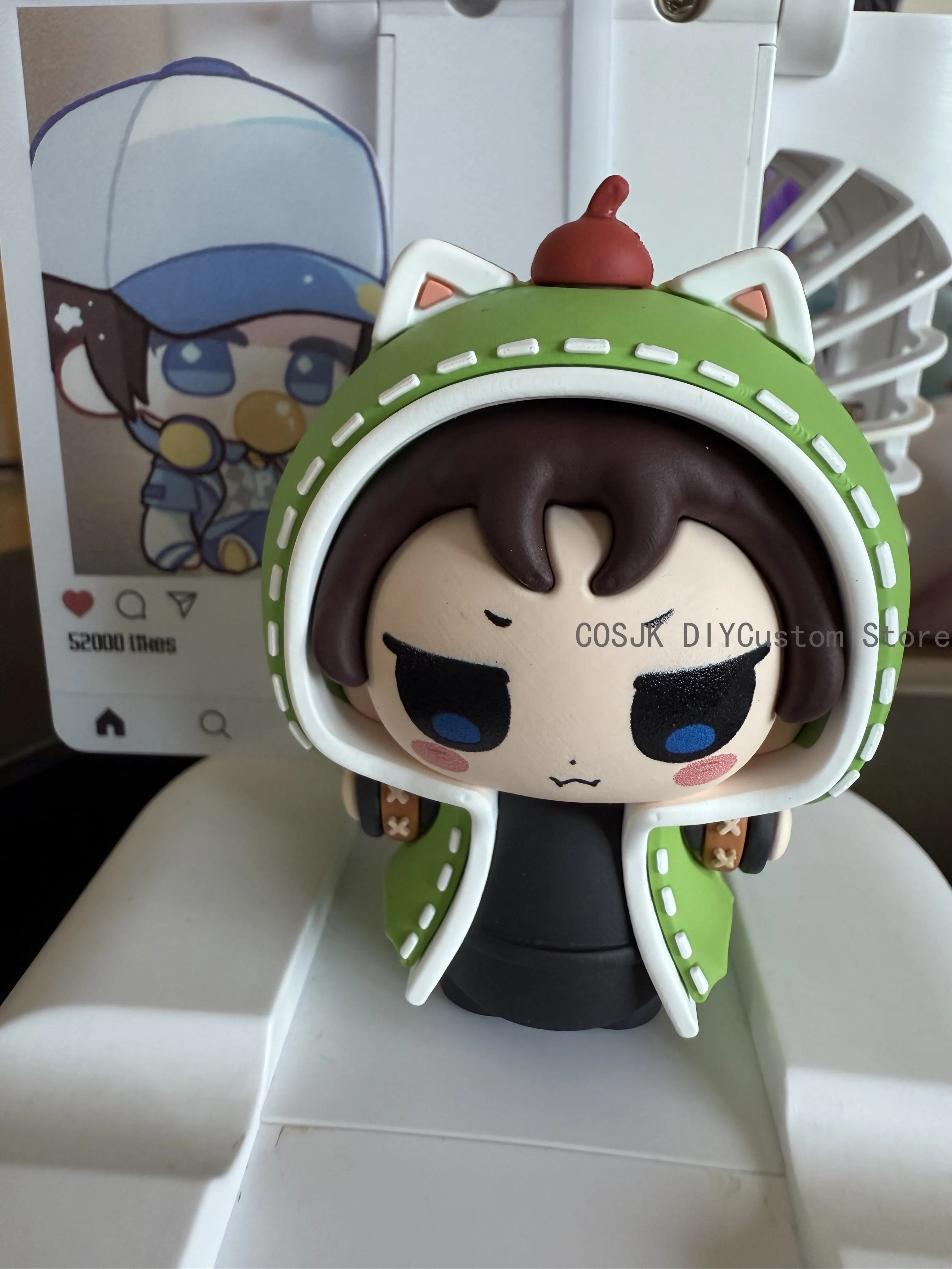 

Cute 7.5cm Game Identity Ⅴ Doujin Naib Subedar Mercenary PVC Figure Model Decoration Anime Cartoon Ornament Cosplay Xmas Gift