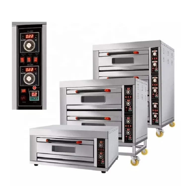 6 layer 12 tray restaurant hotel bakery use large oven gas electric multifunction oven