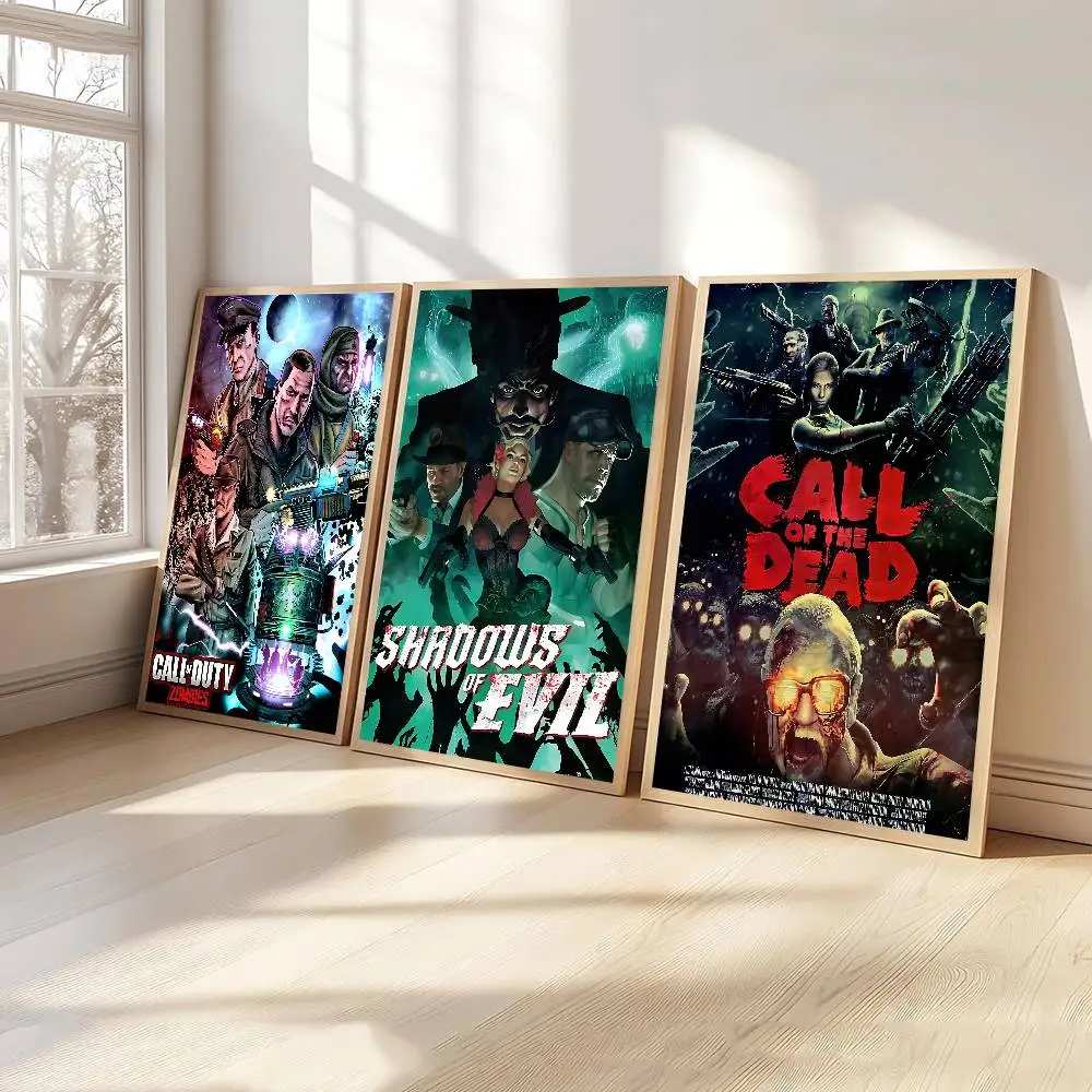 Cod Zombies Anime Anime Posters Sticky Vintage Room Home Bar Cafe Decor Kawaii Room Decor view 2
