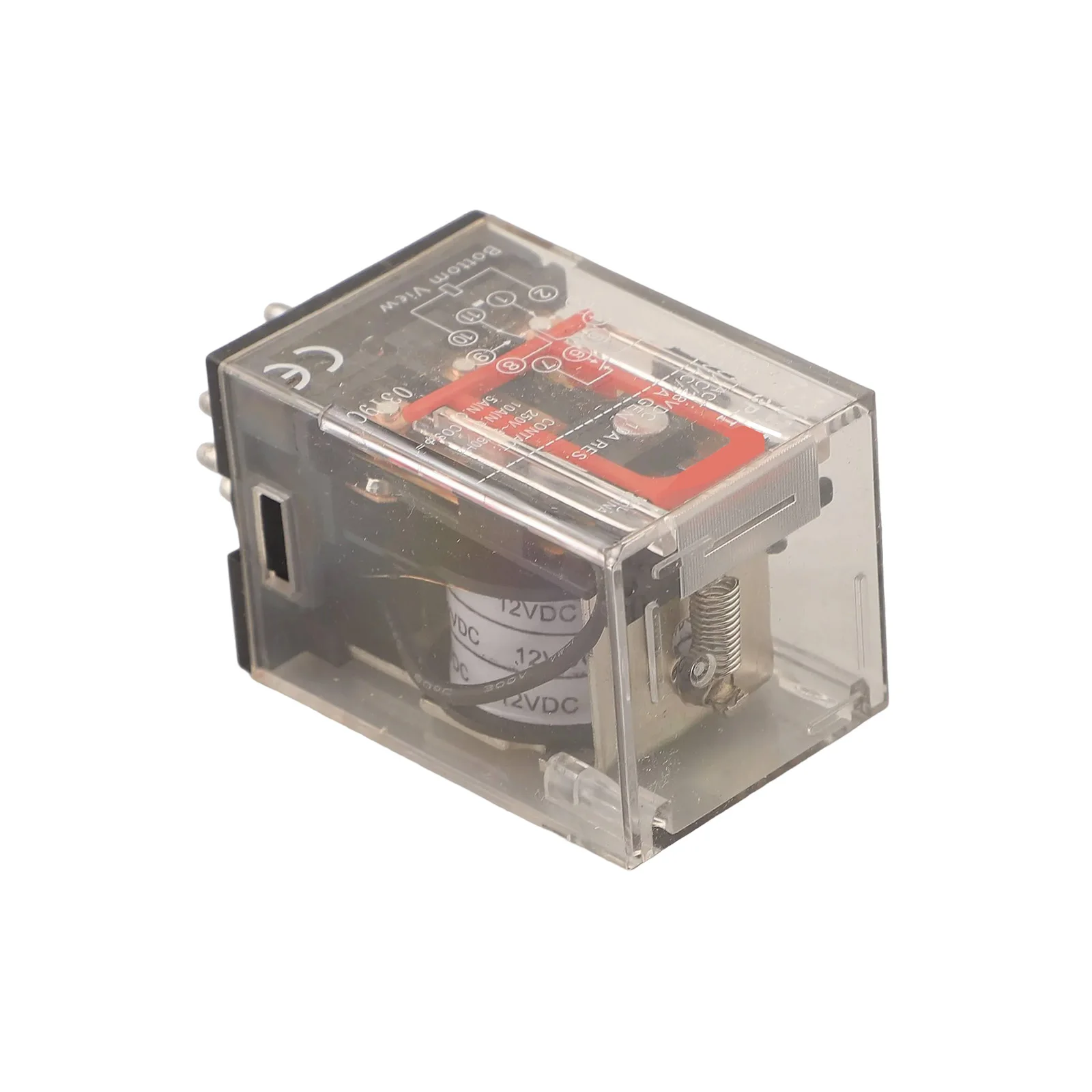 

For Communication For Electronic Equipment Intermediate Relay DC 12V Relay For Industrial Use Silver Alloy Contacts