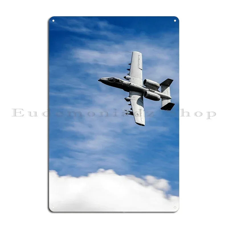 A10 Thunderbolt Metal Sign Poster Wall Decor Party Plates Wall Cave Garage Designing Tin Sign Poster