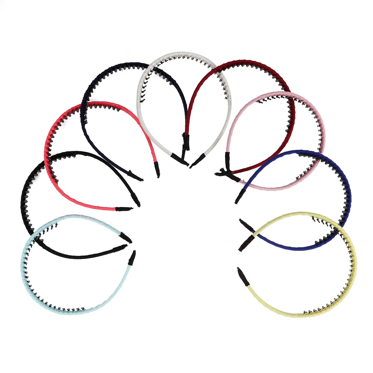 

9 Pcs Hair Accessories for Girls Hairhoop Acrylic Comb Headband Toothed Cloth Child