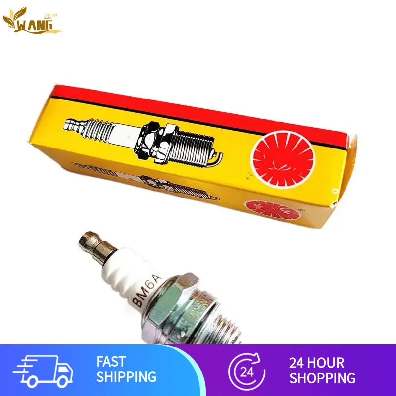 

10 шт. Свеча зажигания для NGK BPM6A BPMR7A RCJ6Y RCJ7Y WSR5F L7T Триммер Вентилятор Цепная пила Кусторез Газовые скутеры Карманные велосипеды ATVt
