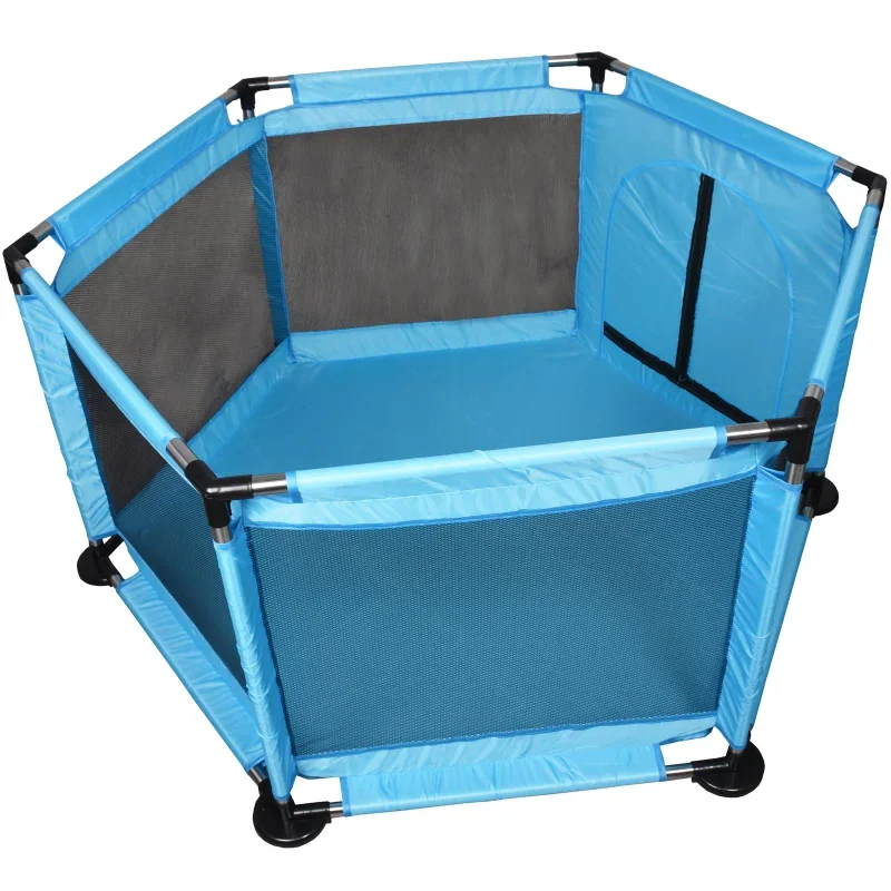 Baby Playpen Infant Toddlers Safety Play Fence Infant Hexogonal 6 Panels Playpen