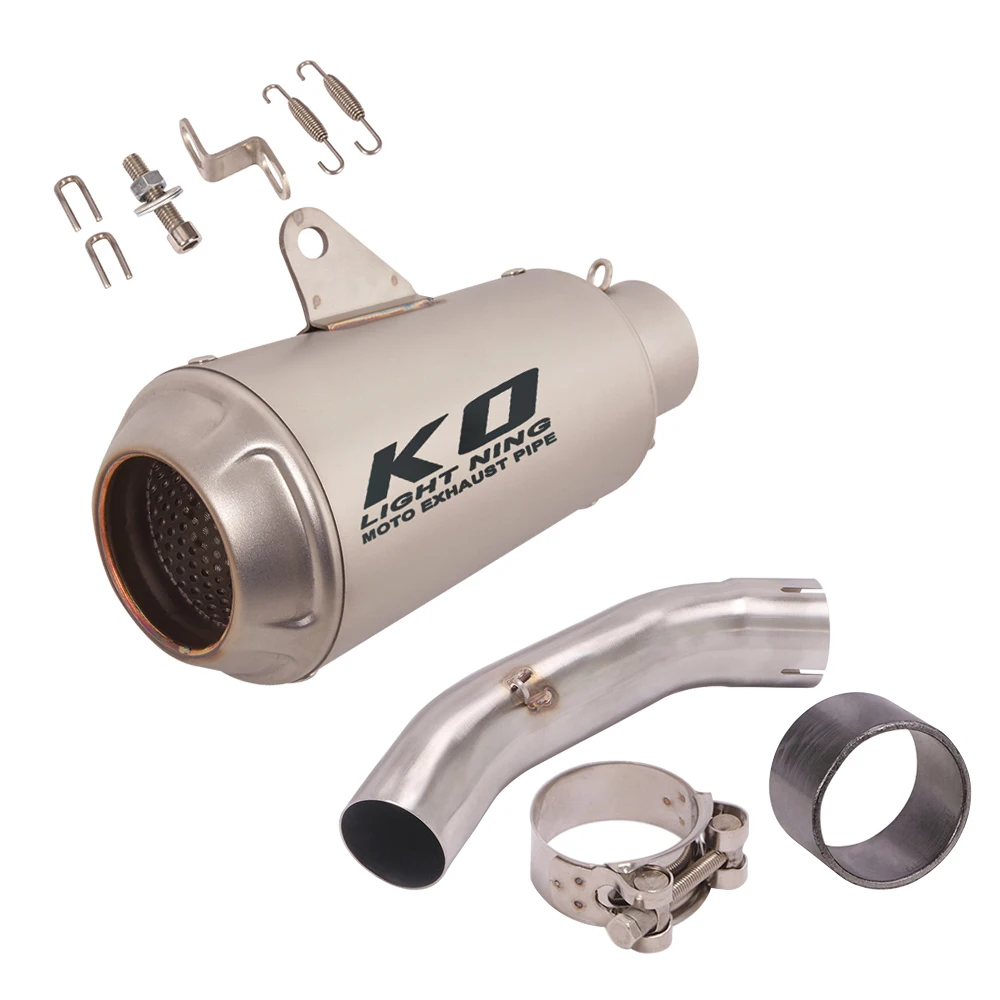 

Модифицированная выхлопная система для мотоцикла, средняя соединительная труба с DB-киллером из нержавеющей стали для Super Duke 390 RC390 2021-2023