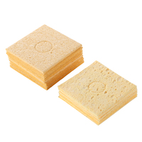 5/10Pcs Thin/Thick Yellow Cleaning Sponge for BGA Soldering Iron Tips Cleaning Welding Head Cleaner Tools