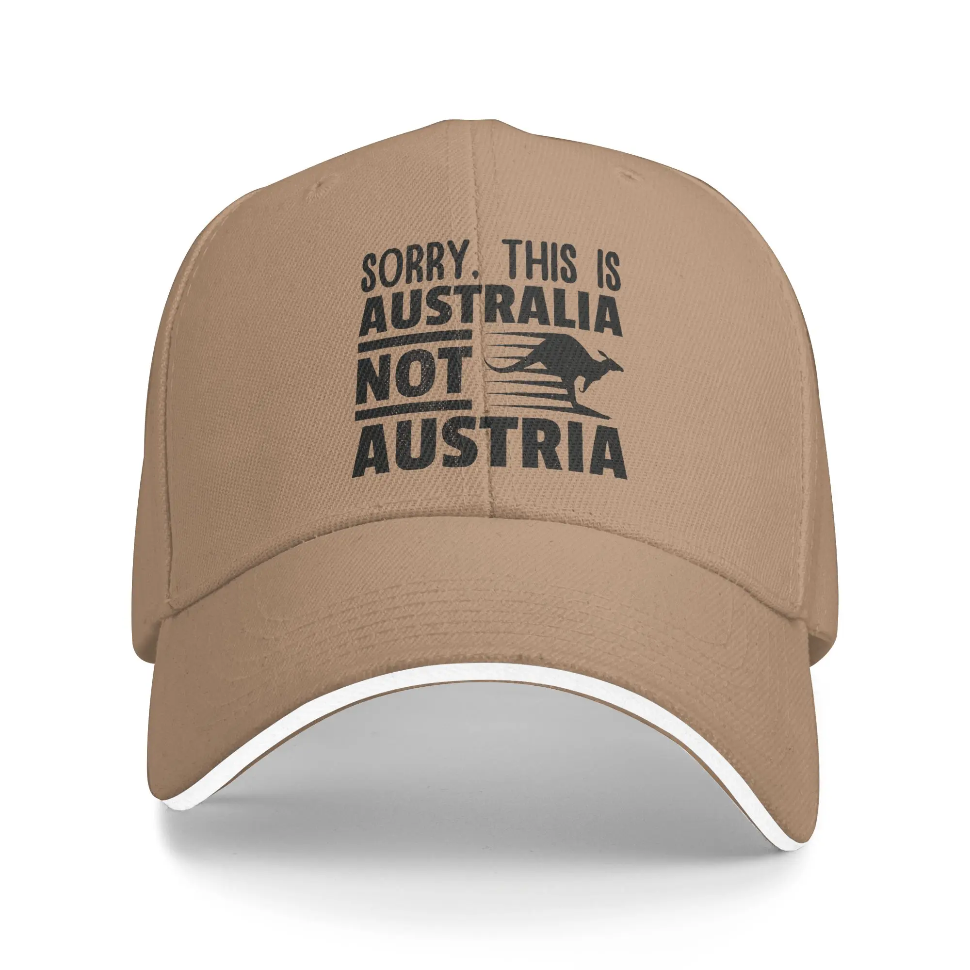 Casual No Kangaroos in Austria Baseball Cap Unisex Style Trucker Hat  Daily Golf Adjustable Sun Hats
