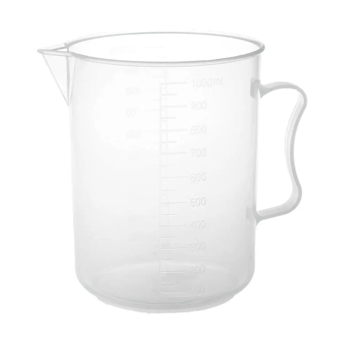 1000ml Transparent Graduated Beaker with Handle