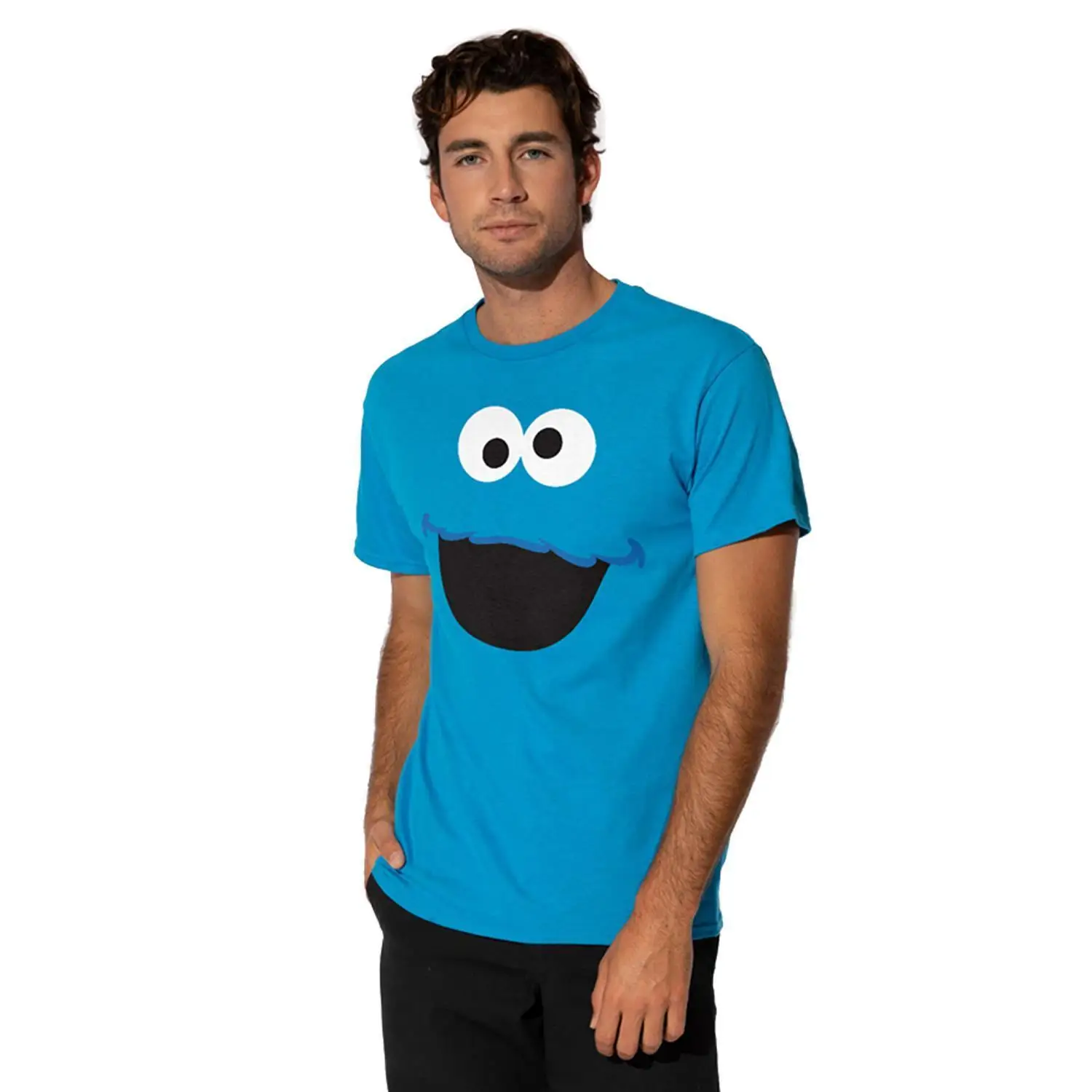 Mens T-shirt Cookie  Face Top Tee S-2XL Offial