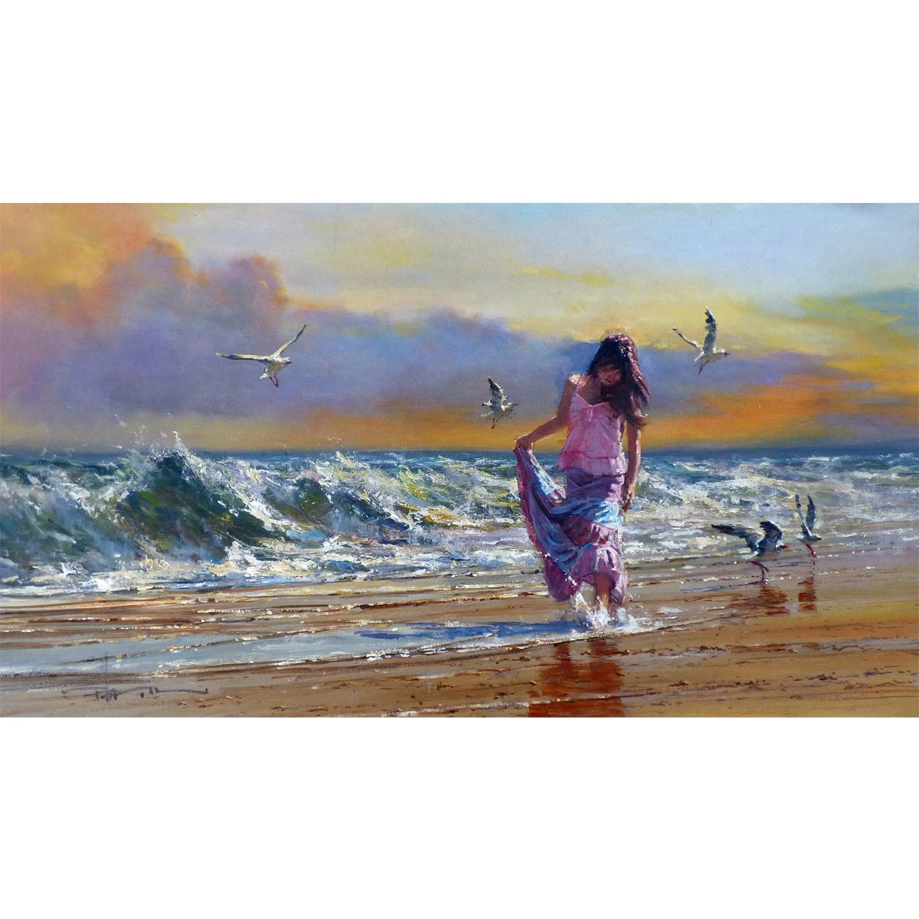 

Hand painted art paintings on canvas,seascape oil painting,large wall poster,home decoration luxury,high quality reproduction